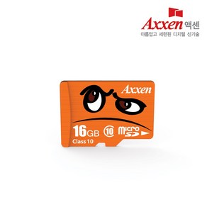 액센 캐릭터 UHS-I Class10 Mico SD카드 100MB/s 16GB, 1개