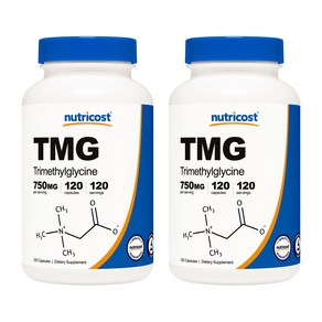 뉴트리코스트 TMG 트리메틸글리신 750mg 캡슐 글루텐 프리