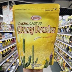 [미국산 코셔인증]하이비 골든 캑터스 허니파우더 선인장 꿀가루 454g/Golden Cactus Honey Powder