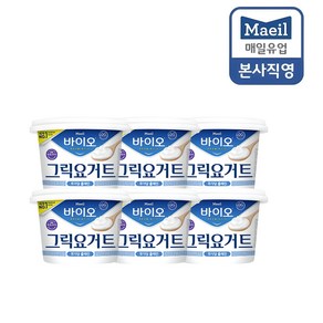 [매일유업] 매일바이오 그릭요거트 무가당 플레인 400g 6개입_냉장