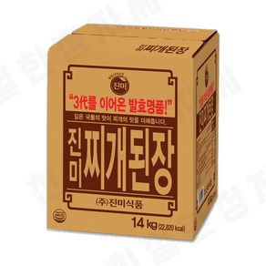 진미 찌개 된장14KG, 14kg, 1개