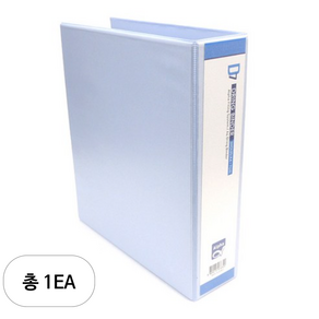 알파 투명 D링 바인더 A4 3공 7cm, 혼합 색상, 1개