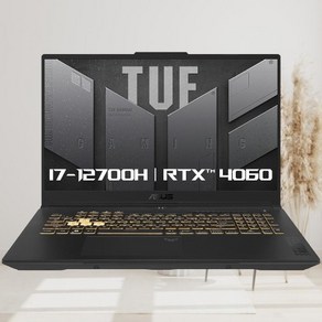 에이수스 2023 TUF Gaming F17 코어i7 인텔 12세대 지포스 RTX 4060, Mecha Gay, 1TB, 16GB, Fee DOS, FX707ZV4-LL036