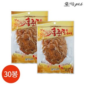 서울지앤비 홍쥐포 구이 24g x 30봉, 30개