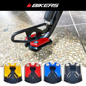 바이커즈 BIKERS 야마하NMAX125 -20 사이드스탠드클립패드 엔맥스 바이커스, 블랙, 1개