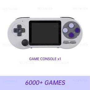 휴대용게임기 레트로 미니 게임 플레이어 내장 8000 콘솔 AV 출력 SF2000 3 인치 IPS 스크린, Only Console, 1) Only Console