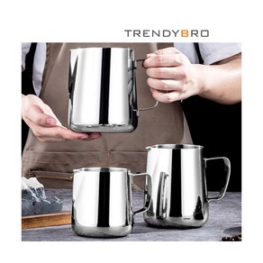 스팀 피쳐 눈금 밀크 저그 핸드드립 캐틀 350ml 500ml 750ml, 1. 눈금 스팀 피쳐 I, 1개