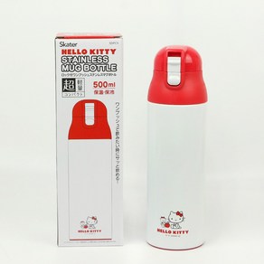 산리오 푸쉬 스텐 헬로키티 머그보틀 SDPC5, 혼합색상, 500ml