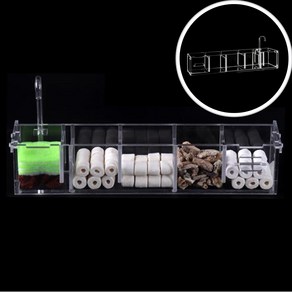상면 여과기 5구 38.4X 아크릴 스펀지 미니 수질관리 여과제 버블 수조 어항, 1개