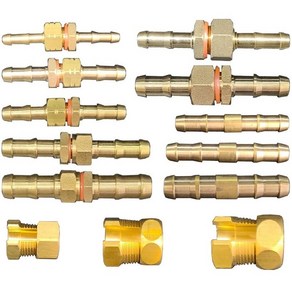농약호스연결 8.5 호스 육각편 몸통 플러그 분무기 해성공업사 부속 부품 국산 황동, 1개