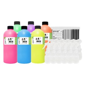 교육기관 추천! 스프레이물감 세트 1000ml 대용량 핑거페인트 촉감놀이 물감놀이 미술놀이, 스프레이물감1000ml 대용량세트