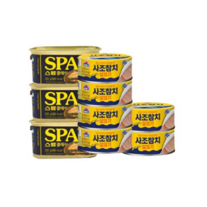 올따옴햄참치기획 스팸클래식200g 3+사조살코기참치85g 6, 85g, 1세트