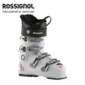 여성스키부츠(2023년) 로시뇰 ROSSIGNOL PURE COMFORT 60 - WHITE GREY, 화이트그레이, 1개