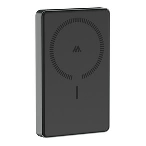 밸류엠 PD 20W 메탈 대용량 초슬림 맥세이프 고속 무선 충전 보조배터리 10000mAh, 다크그레이, VM-B2DAPD20WM10