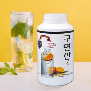 [PQRLIFE] 유기농 무수 식용 구연산 500g 국내생산 제품 (오스트리아산 원료), 2개