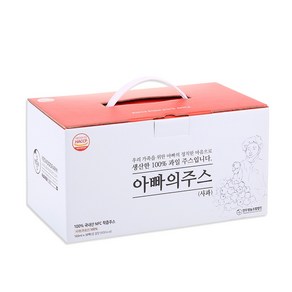 [연두팜] 찢어먹는 아빠의주스 사과즙 100ml, 30개