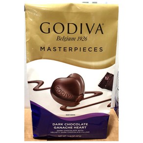 GODIVA 고디바 마스터피스 하트 다크 초콜릿 421g +캔디 대용량 세트