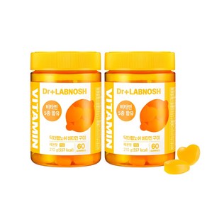 닥터랩노쉬 비타민 구미 레몬맛 60정, 210g, 2개