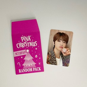 엔시티드림 재민 2023 핑크 크리스마스 포토카드 포카 NCT DREAM JAEMIN 2023 PINK CHRISTMAS PHOTOCARD 2