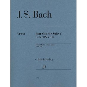 바흐 프랑스 모음곡 No 5 in G Majo BWV 816 (HN 1605), 바흐 저, 마스트미디어