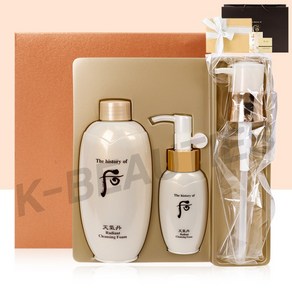 더후 천기단 화현 클렌징 폼 기획 세트 (200ml+50ml) (선물포장+쇼핑백+1ml 샘플 추가구성), 1개