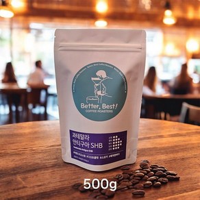 당일로스팅 베러베스트 커피 원두 과테말라 안티구아 SHB, 1개, 500g, 홀빈(분쇄안함)