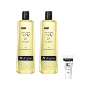 뉴트로지나 Body Oil 바디오일 무향 250ml, 2개, 473ml