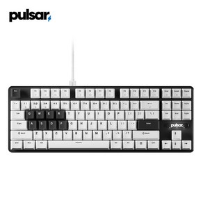 펄사 유선 PCMK 2 HE TKL ANSI US 텐키리스 키보드, 마그네틱축(자석축), PCMK2HE801B, 혼합색상