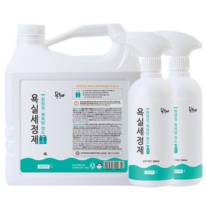 몽블 욕실청소세제 500ml 2개+4L 1개, 1세트, 5L