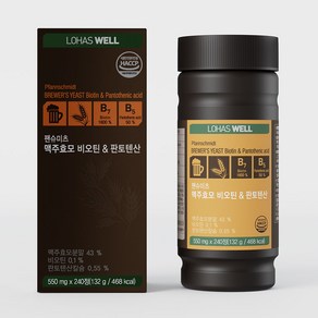 로하스웰 독일 맥주효모 비오틴&판토텐산, 1개, 240정 1병