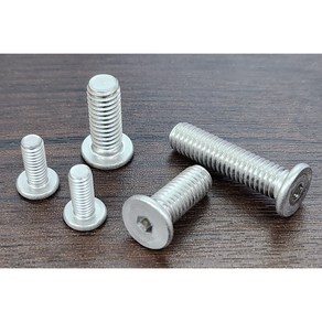 스텐304 극저두 렌치볼트 SUPER LOW타입 M3x5mm(100개) 외 사이즈선택, M6, 12mm, 100개