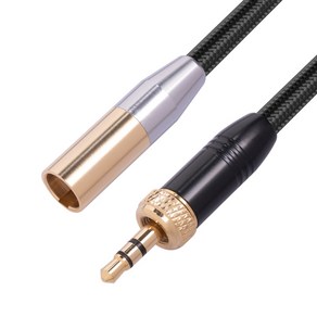 미니 XLR 케이블 3.5mm 1/8 인치 스테레오에서 3 핀 미니 XLR 수컷 코드 어댑터 커넥터 균형 잡힌 남성 미니 XLR에서 3.5mm