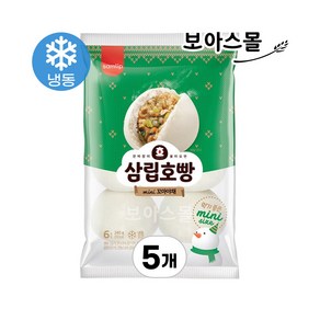 [보아스몰] 삼립 냉동 꼬마호빵 야채 6입, 240g, 5개