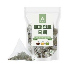 오허브 페퍼민트 페퍼민트차 삼각차 티백차 25개 페퍼민트티 허브차 허브티