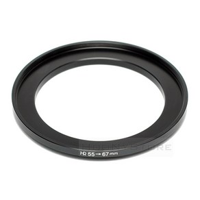 HR 필터 교환 업링 55mm - 67mm/스텝업링 55-67/필터구경 55mm렌즈에 67mm필터 장착을 위한 교환링