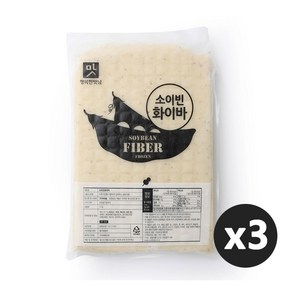 행복한맛남 냉동 콩비지 2kg x 3개 / 소이빈화이바 콩비지찌개