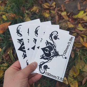 빅 퀸 Cuckold 임시 문신 성인, [01] 2pcs