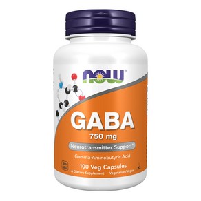 나우푸드 GABA 뉴로트랜스미터 서포트 750mg 베지 캡슐