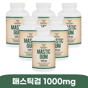 더블우드 매스틱검 mastic gum 1000mg 180캡슐 6개