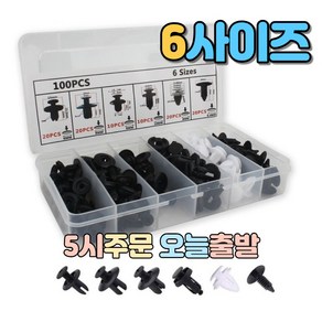 100pcs 자동차 패스너세트 차량용 패스너 클립