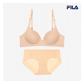 매장정품 휠라 필라 FILA 폴리 베이직 노와이어 트루베이지 세트F2674FTBG 1651275