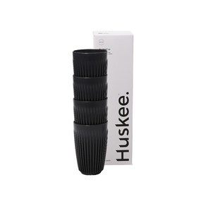 [Huskee] 허스키컵 12온스 (360ml) 4개 (1박스), 차콜