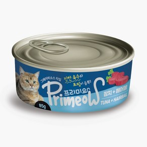 프리미요 고양이캔 참치 헤어볼 1박스(24개입), 85g, 24개