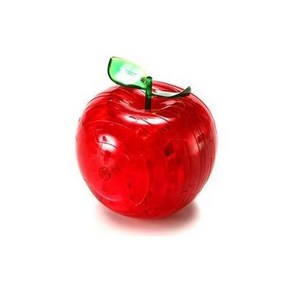 크리스탈 사과퍼즐(3D입체퍼즐), 1개
