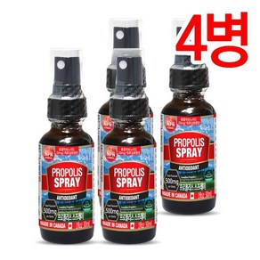 통라이프 캐나다 프로폴리스 스프레이 플라보노이드 30ml 4병, 4개