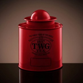 싱가포르 TWG 틴 케이스 Satun Tea Tin in Red (100g), 1개, 100g, 1개입