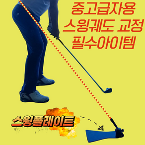 골프스윙 궤도 교정 플레이트, 1개