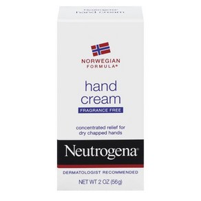 뉴트로지나 핸드 크림 56g 4팩 Neutogena Nowegian Fomula Hand Ceam Fagance-Fee 2 Ounce, 1개