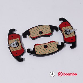 브렘보(Brembo) 벤츠 C클래스 W205 브레이크 패드(앞세트) C220d 2.0/2.2 C200 2.0 C200d 1.6 Brembo 센서포함