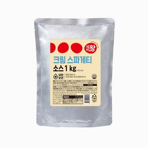 푸디스트 식자재왕 크림스파게티소스, 1개, 1kg